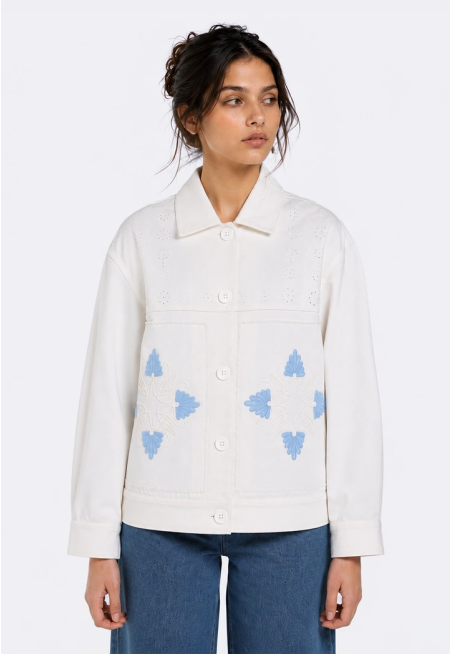 Embroidered Denim Jacket