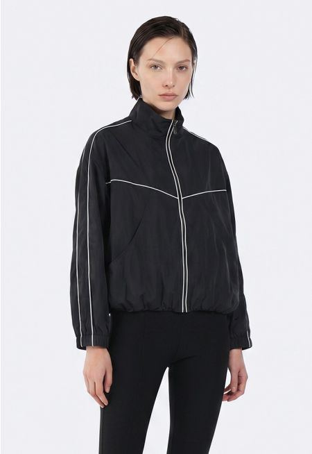 Piped Trim Track Jacket