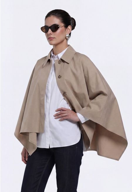 Cropped Trench Cape
