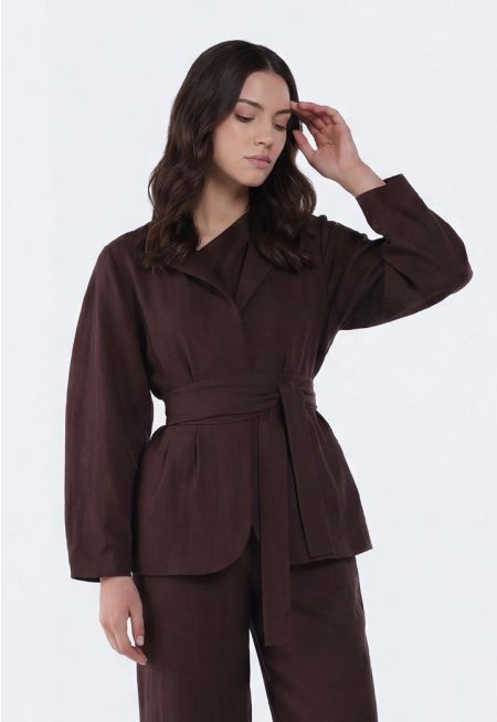 Tailored Belted Jacket
