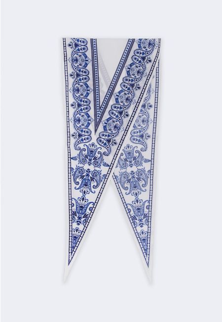 Printed Tie Scarf