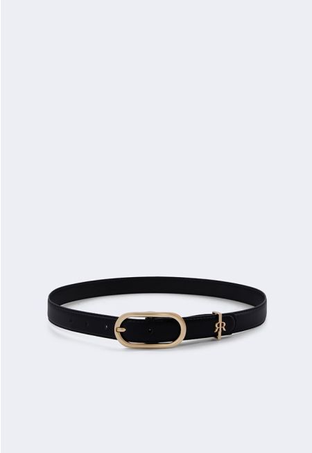 Solid Slim Belt