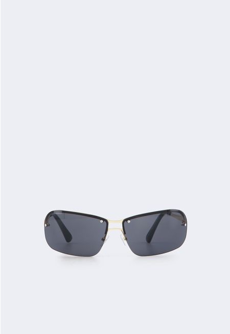 Iconic Rectangular Frame Sunglasses