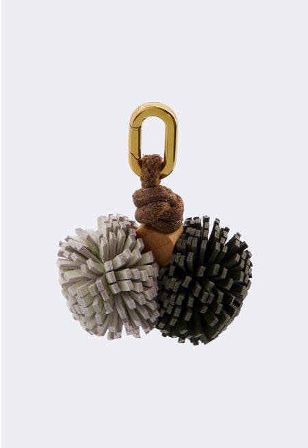 Mini Pom Pom Bag Charm