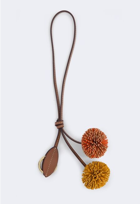 Pom Pom Bag Charm