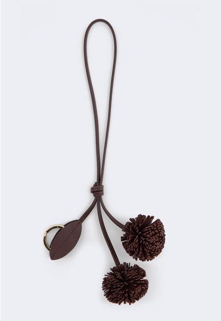 Pom Pom Bag Charm