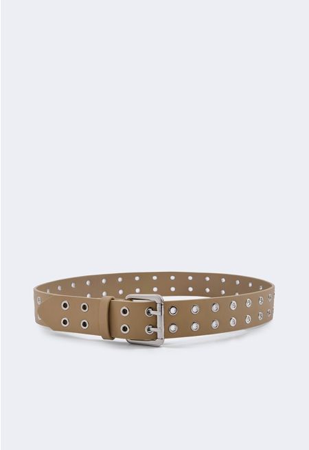 Studded PU Leather Belt