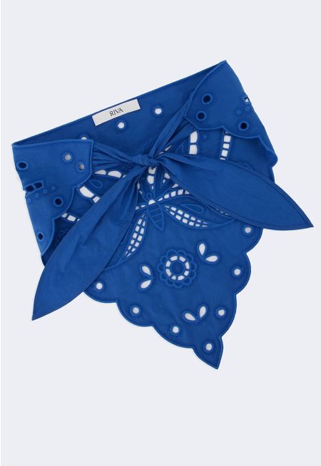 Schiffli Head Scarf