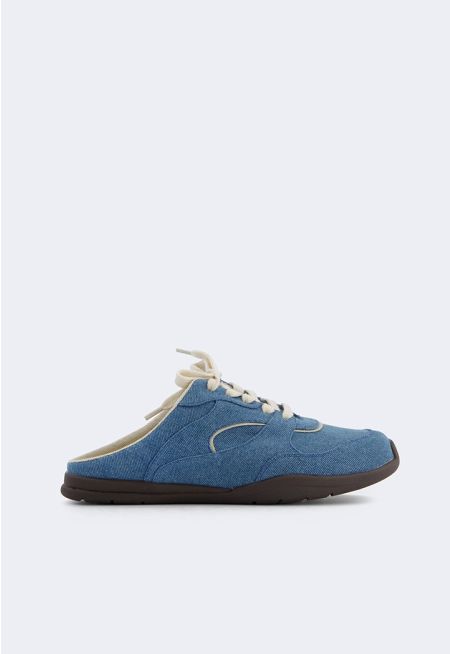 Denim Sneakers Mules 