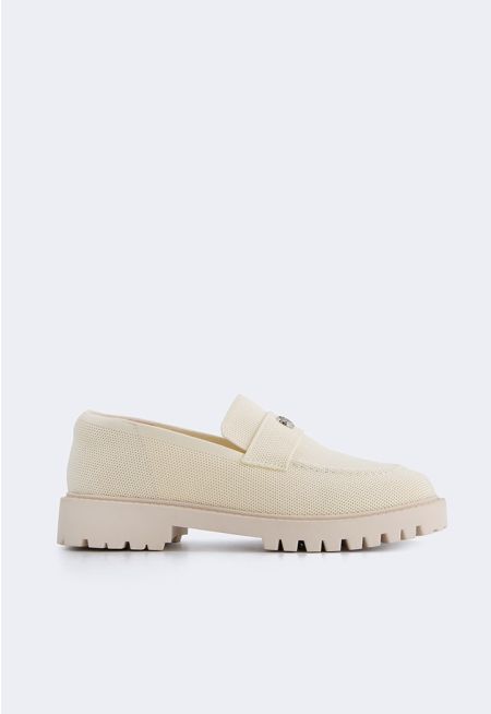 Solid Flyknit Loafers