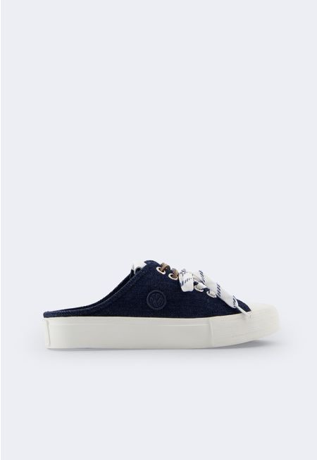 Denim Converse Mules