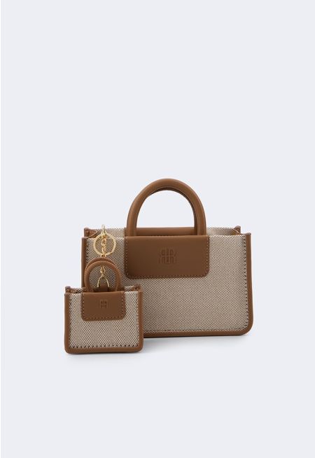 Mini Canvas Crossbody Bag