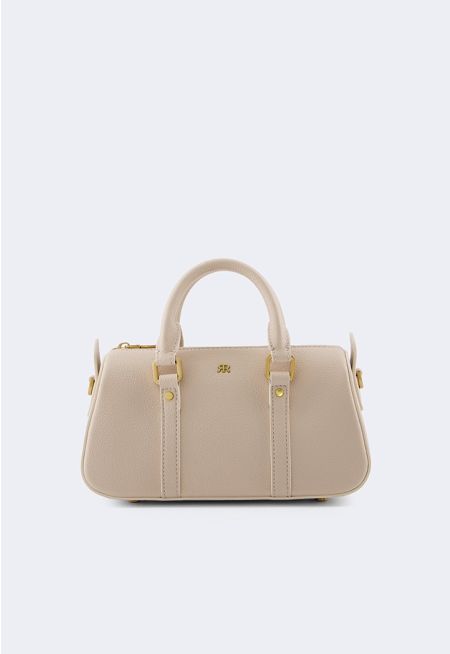 Handbag with Gold Details