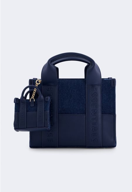 Essential Denim Handbag