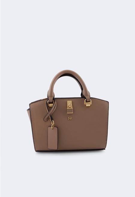 PU Leather Solid Handbag