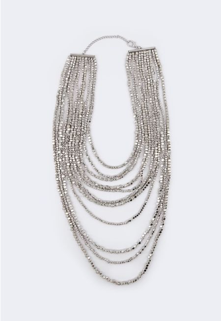 Multilayered Beads Necklace