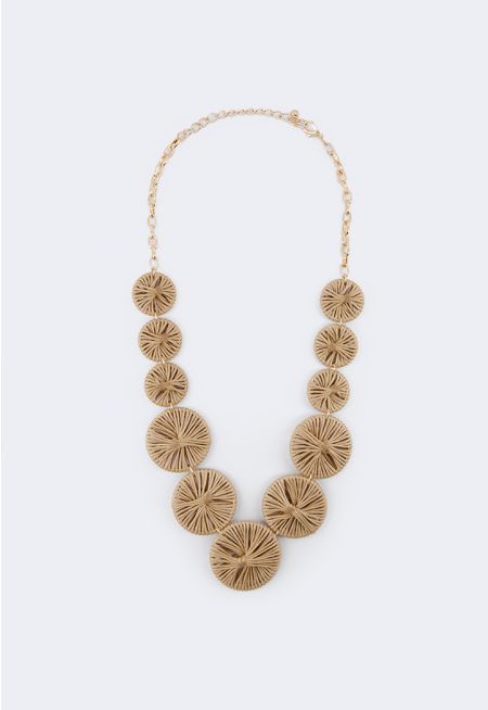 Multi-Sized Round Necklace