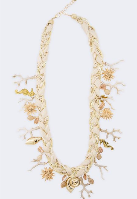 Ocean Multi Charm Necklace