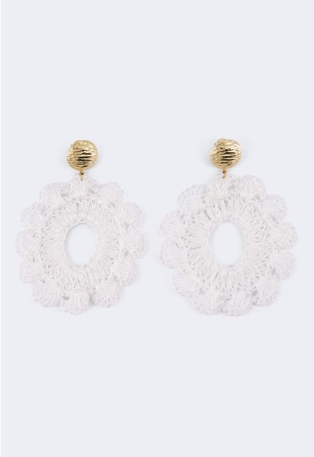 Vibrant Crochet Earrings