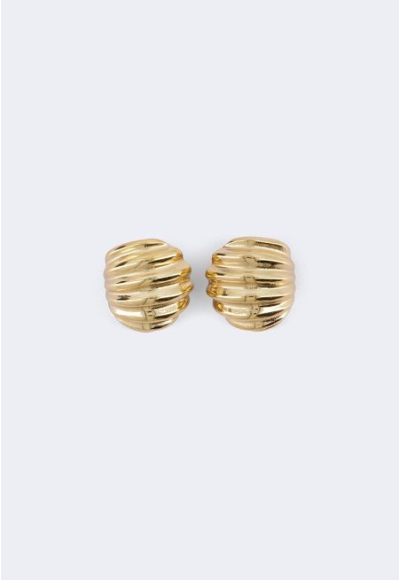 Shell-Shaped Stud Earrings