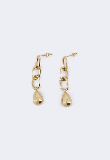 Chain Link Drop Earrings