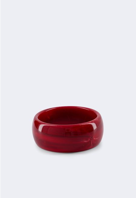 Glossy Bangle with Marble Touch