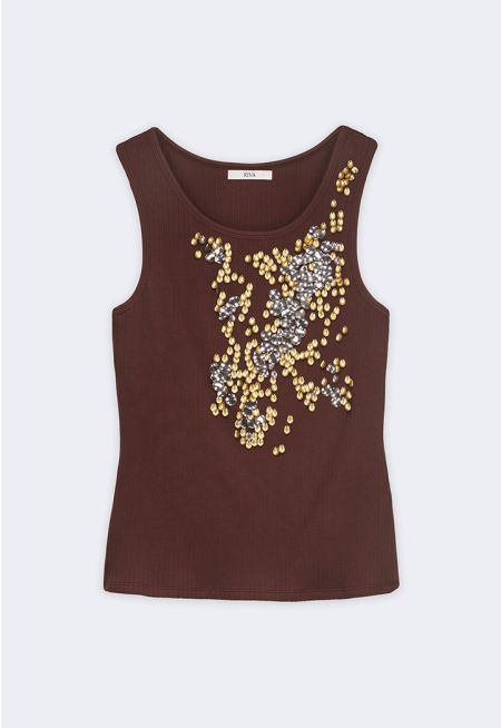 Sequin Embellished Top