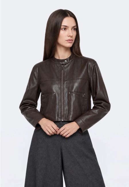 PU Leather Jacket