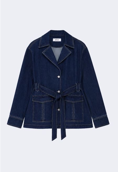 Blazer-Style Denim Jacket
