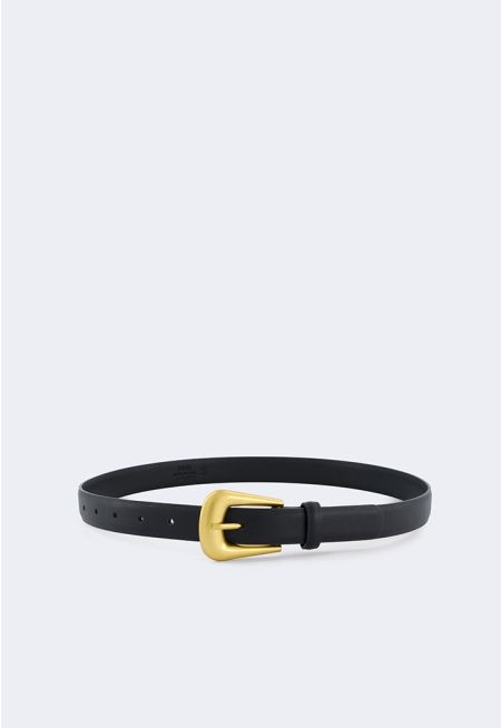 Matte Buckle Belt