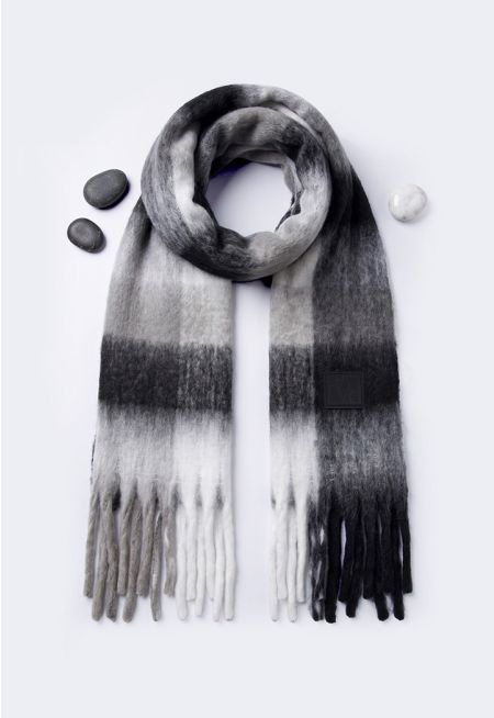 Plaid Long Scarf