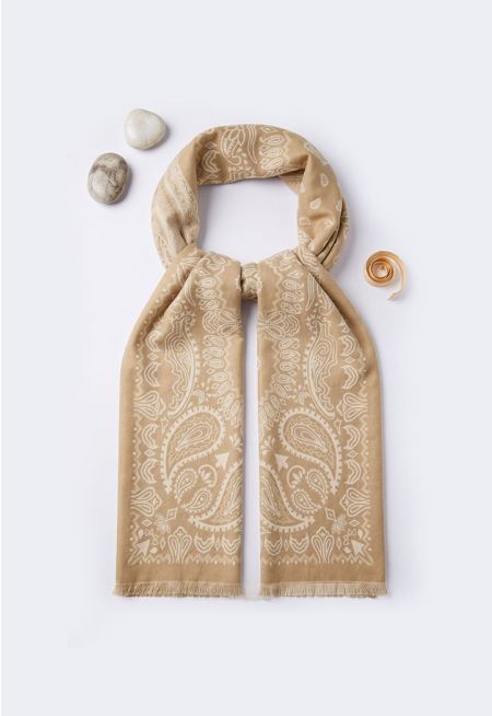 Paisley Print Pashmina Scarf