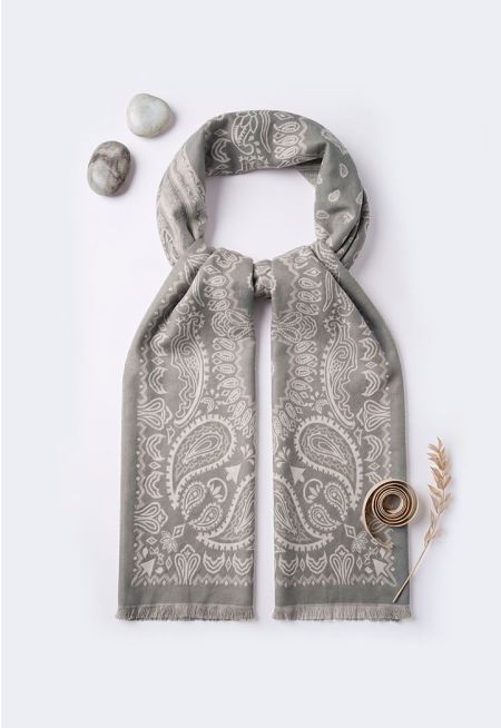 Paisley Print Pashmina Scarf