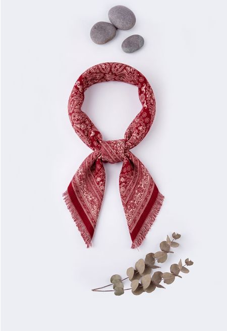 Triangular Printed Pashmina Scarf