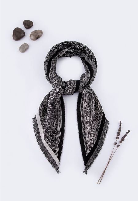 Triangular Printed Pashmina Scarf