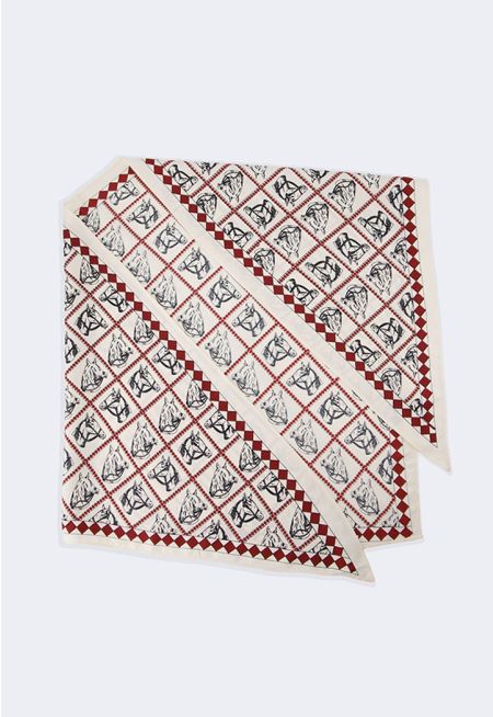 Horse Portrait Tie Scarf