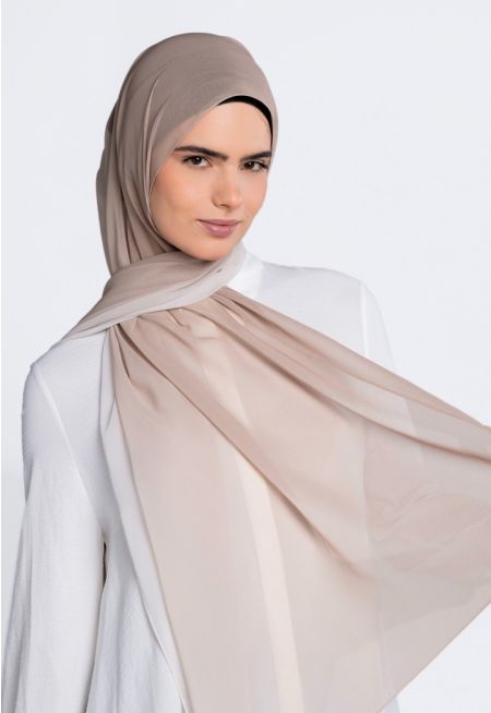 حجاب شيفون بلون متدرج