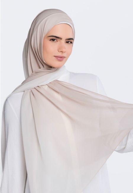 حجاب شيفون بلون متدرج
