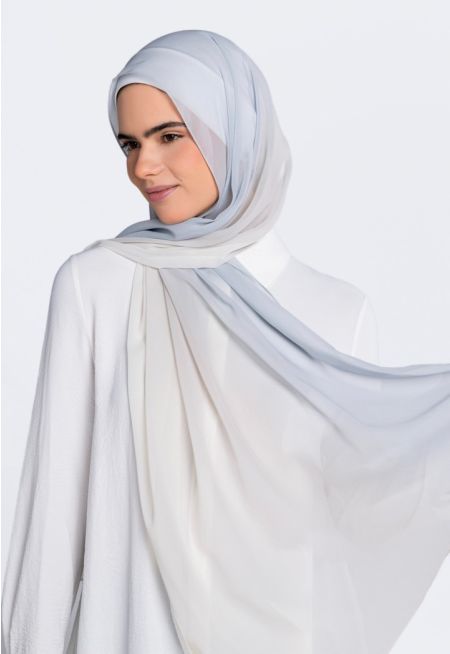 حجاب شيفون بلون متدرج