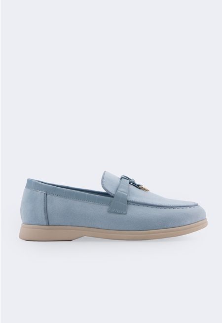 PU Leather Detailed Loafers