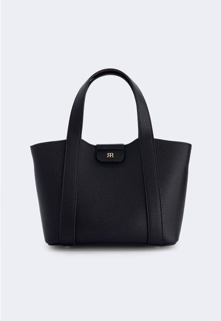 Textured Micro Shopper Bag