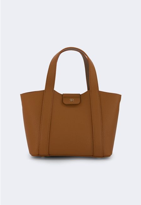 Textured Micro Shopper Bag