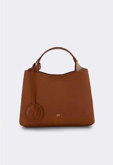 Elegant Leather Top Handle
