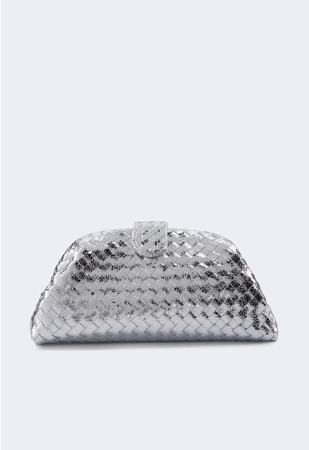 Metallic Intricate Clutch