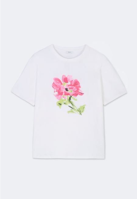 Printed Motif T-Shirt