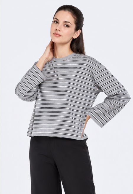 Striped Jersey Top