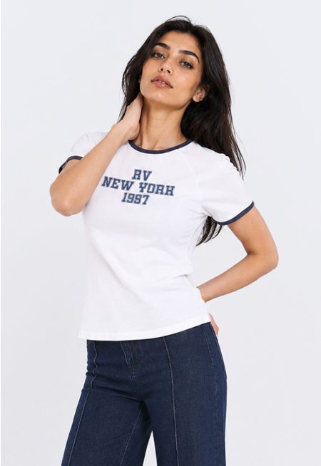 Printed Basic T-Shirt