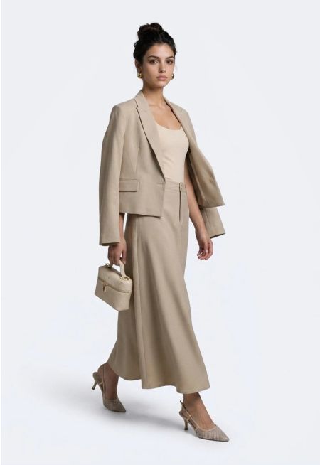 Flared Maxi Skirt