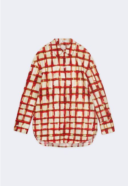 Regular Fit Plaid Shirt