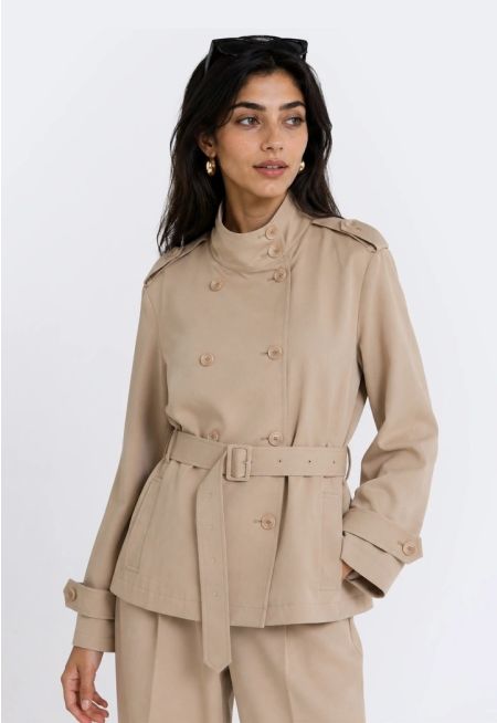 Double-Breasted Trench Coat